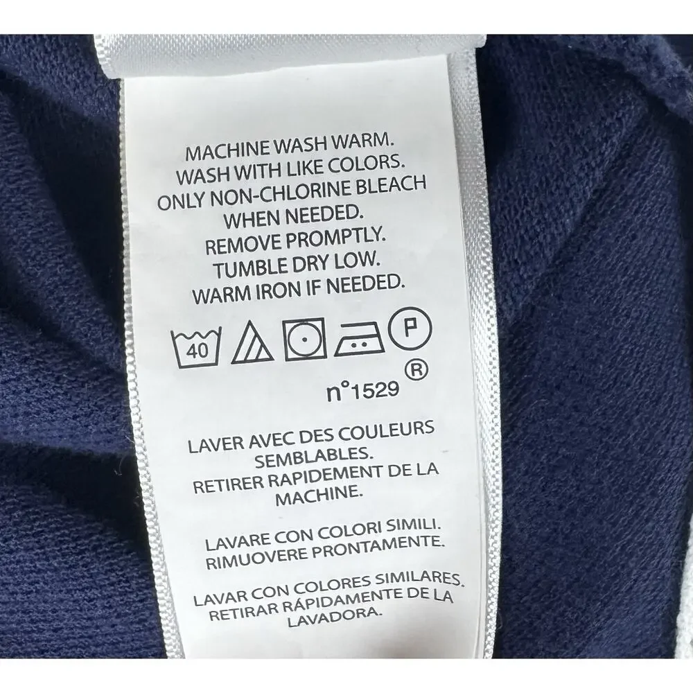 Polo Ralph Lauren Men’s Custom Slim Fit Mesh Polo Shirt Navy Big Pony 2 Patch XL